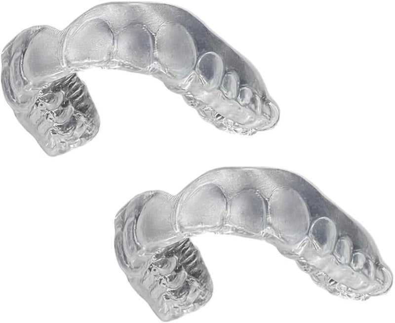 zero-g Sports Mouthguard 2-Pack, Clear - Adult Size - Dental Grade Custom Fit - Basketball, Football, Soccer, Baseball, Hockey, Lacrosse, Teeth Grinding - Image 1
